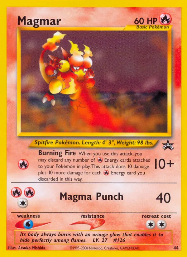 44 Magmar – Wizards Black Star Promos