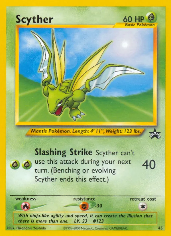 45 Scyther – Wizards Black Star Promos