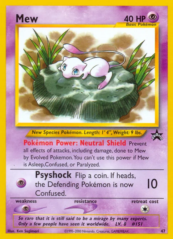 47 Mew – Wizards Black Star Promos