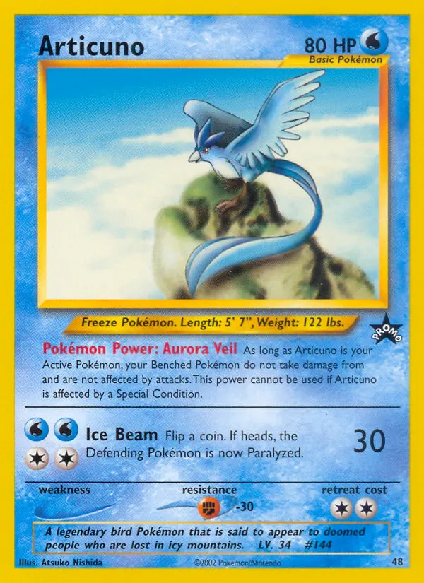 48 Articuno – Wizards Black Star Promos