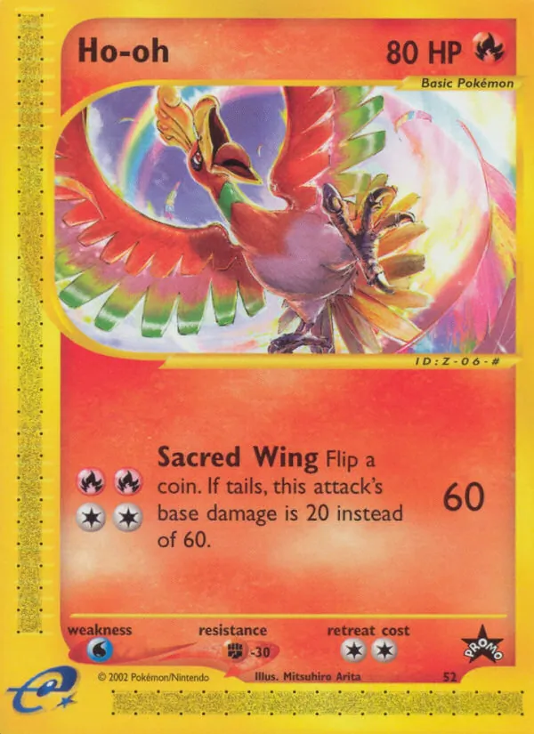 52 Ho-oh – Wizards Black Star Promos