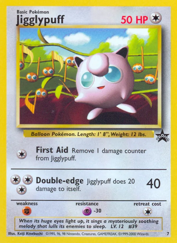 7 Jigglypuff – Wizards Black Star Promos