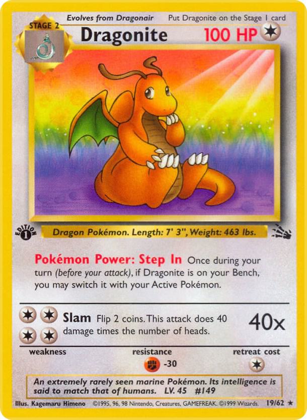 19-normal-galaxy Dragonite (Galaxy Holo) – Fossil