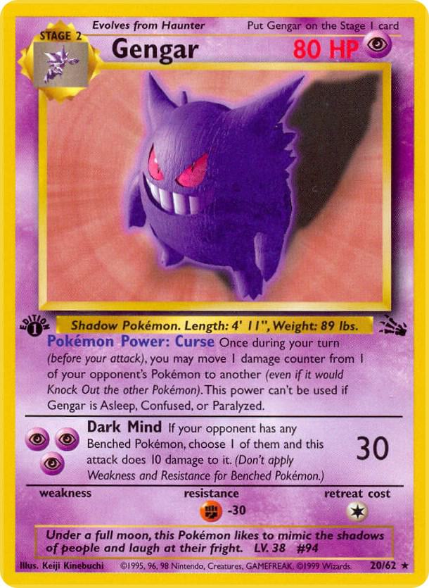 20-normal-galaxy-1stedition Gengar (Galaxy Holo, 1st Edition) – Fossil