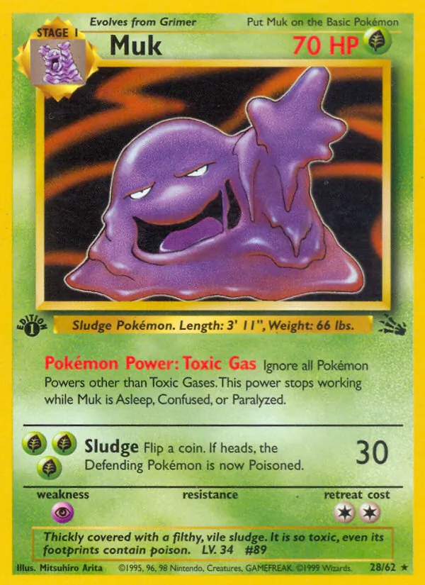 28-normal-galaxy-1stedition Muk (Galaxy Holo, 1st Edition) – Fossil