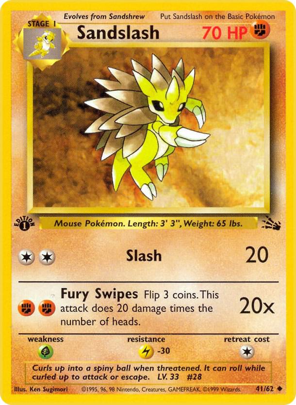 41-normal-galaxy Sandslash (Galaxy Holo) – Fossil
