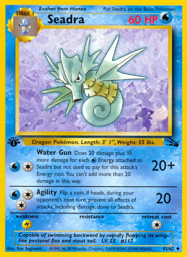 42-normal-galaxy Seadra (Galaxy Holo) – Fossil