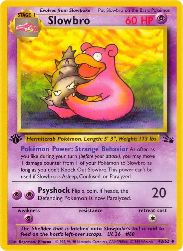 43-normal-galaxy Slowbro (Galaxy Holo) – Fossil