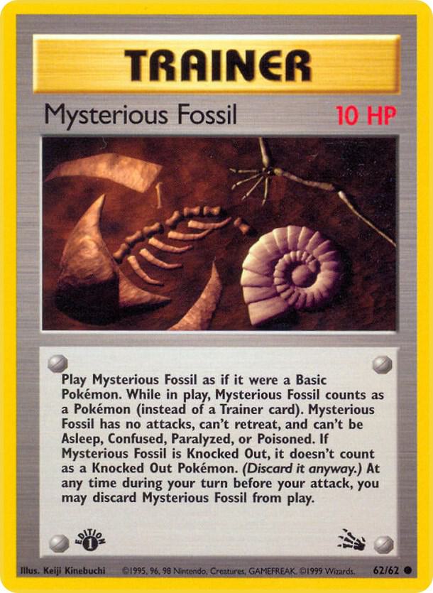 62-normal-galaxy-1stedition Mysterious Fossil (Galaxy Holo, 1st Edition) – Fossil
