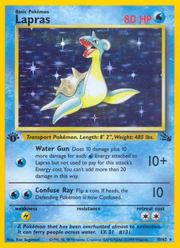 10 Lapras – Fossil