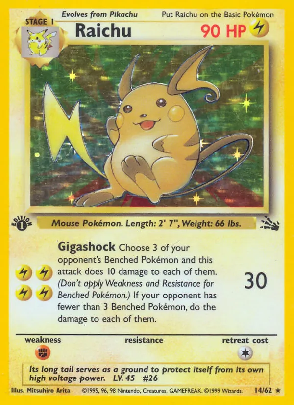 14 Raichu – Fossil