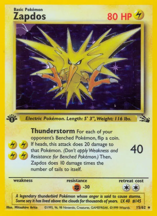 15 Zapdos – Fossil