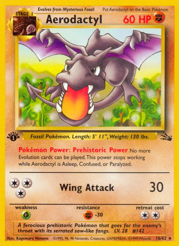16 Aerodactyl – Fossil