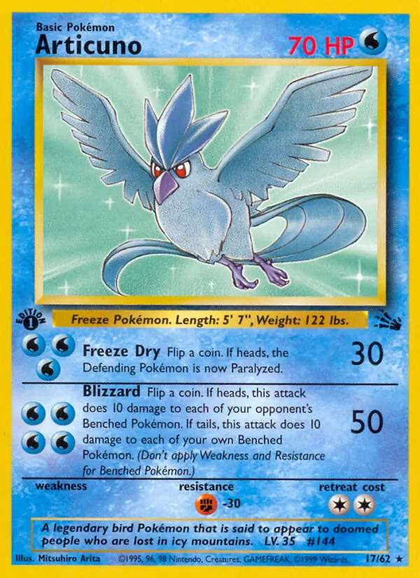 17 Articuno – Fossil