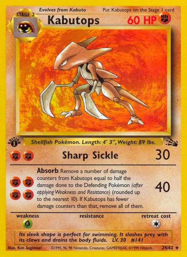 24 Kabutops – Fossil