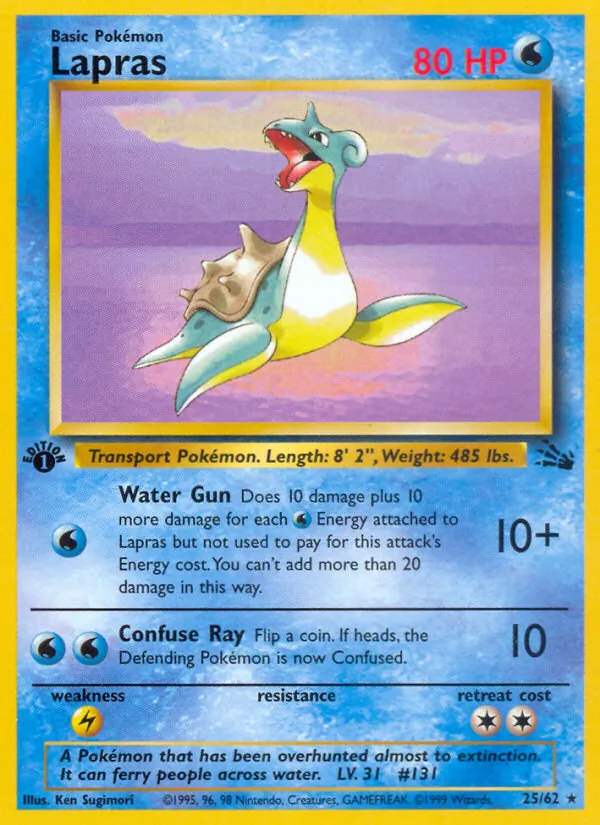 25 Lapras – Fossil