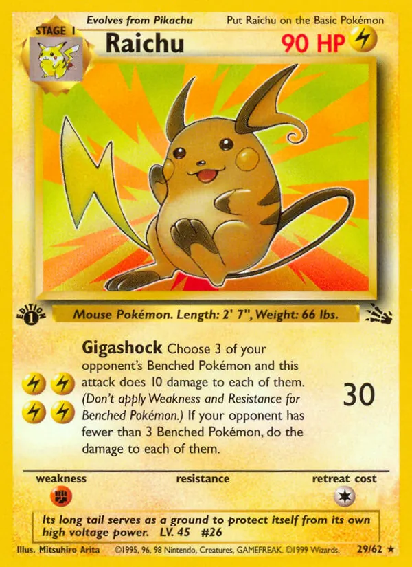 29 Raichu – Fossil