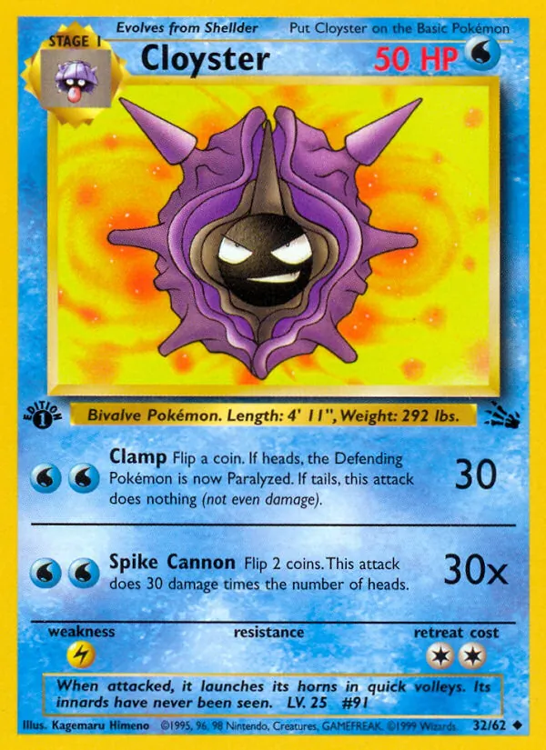 32 Cloyster – Fossil