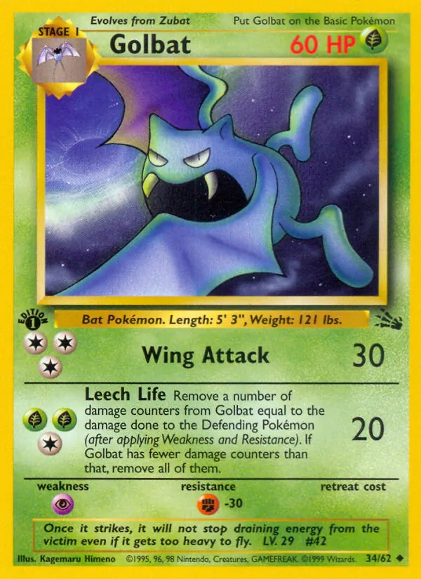 34 Golbat – Fossil