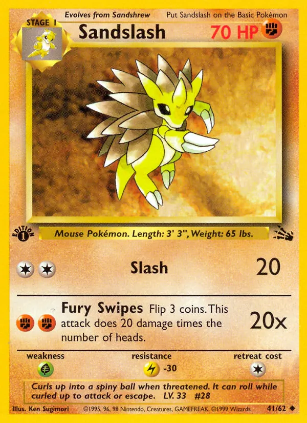 41 Sandslash – Fossil