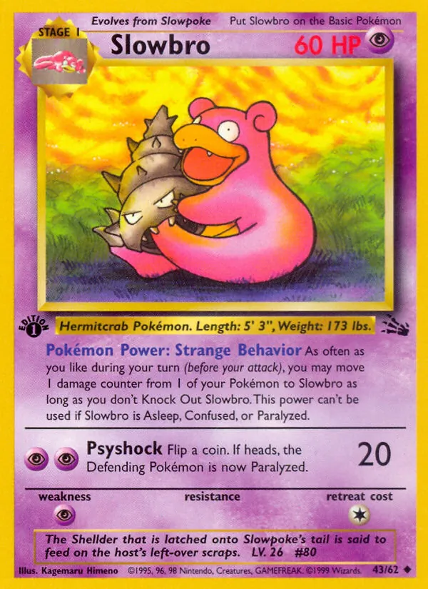 43 Slowbro – Fossil