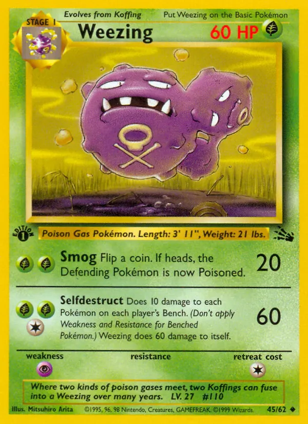45 Weezing – Fossil