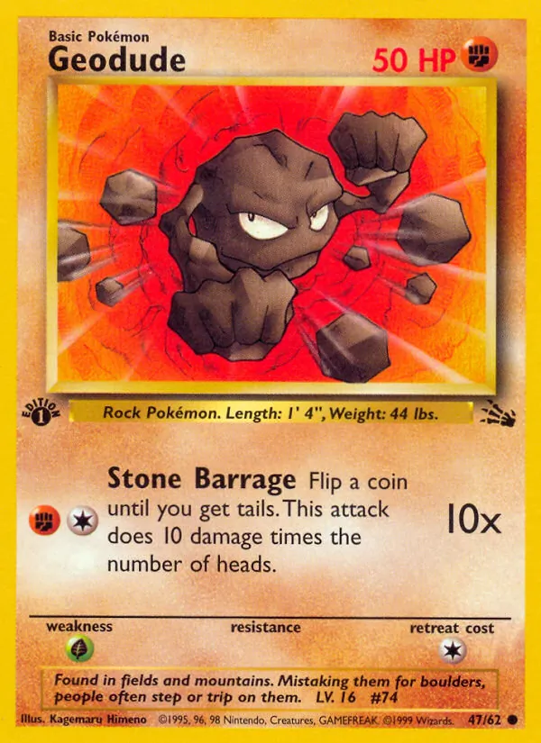 47 Geodude – Fossil