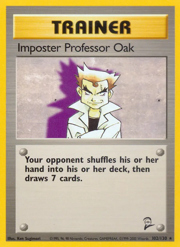 102 Impostor Professor Oak – Base Set 2
