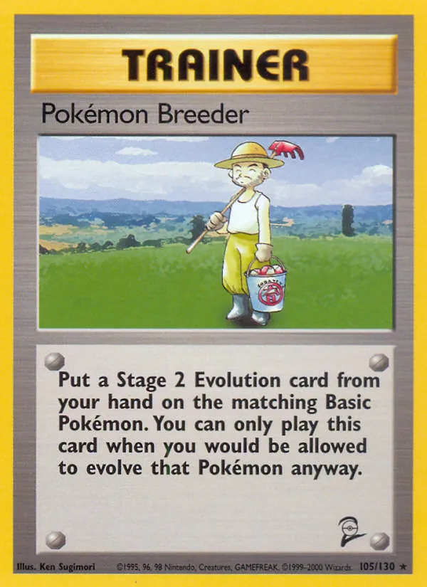 105 Pokémon Breeder – Base Set 2