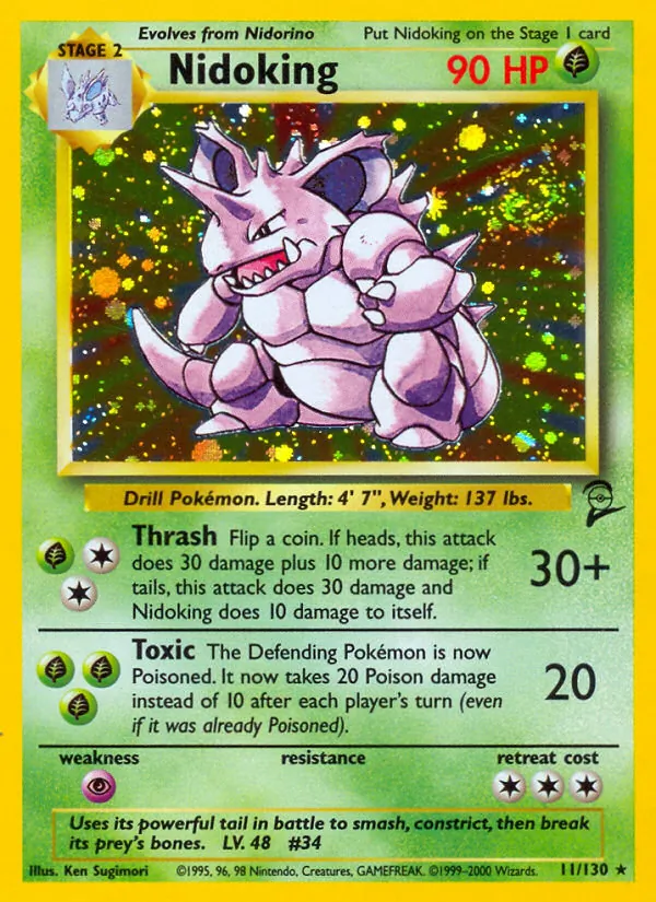 11 Nidoking – Base Set 2