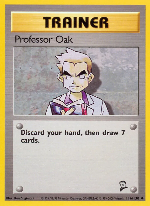 116 Professor Oak – Base Set 2