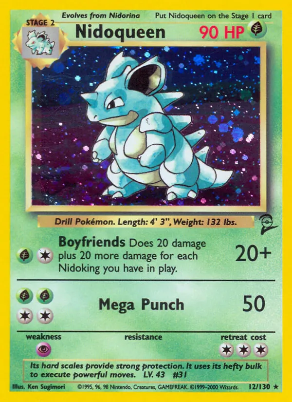 12 Nidoqueen – Base Set 2