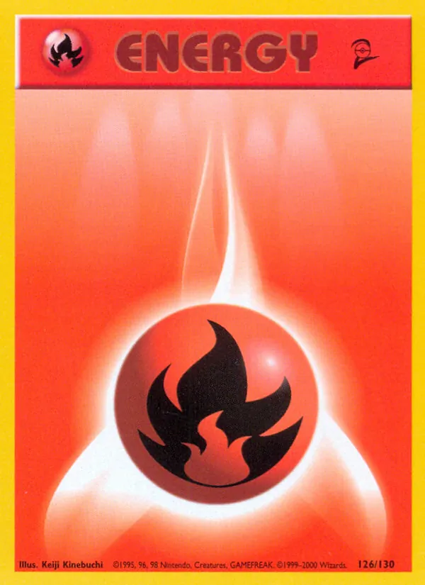 126 Fire Energy – Base Set 2