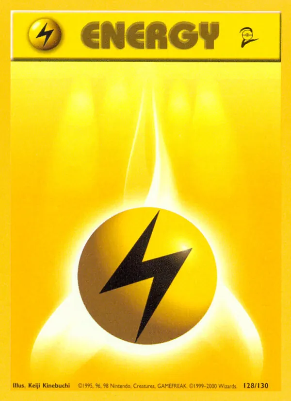 128 Lightning Energy – Base Set 2