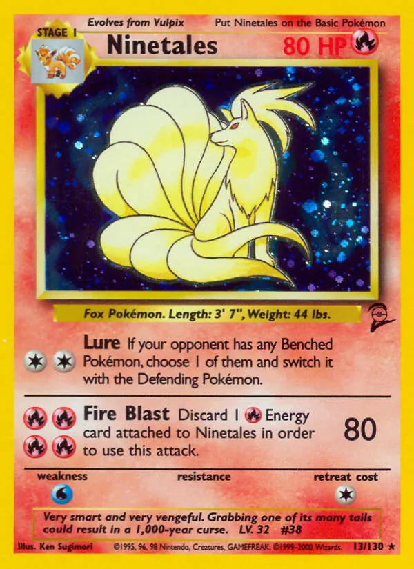 13 Ninetales – Base Set 2