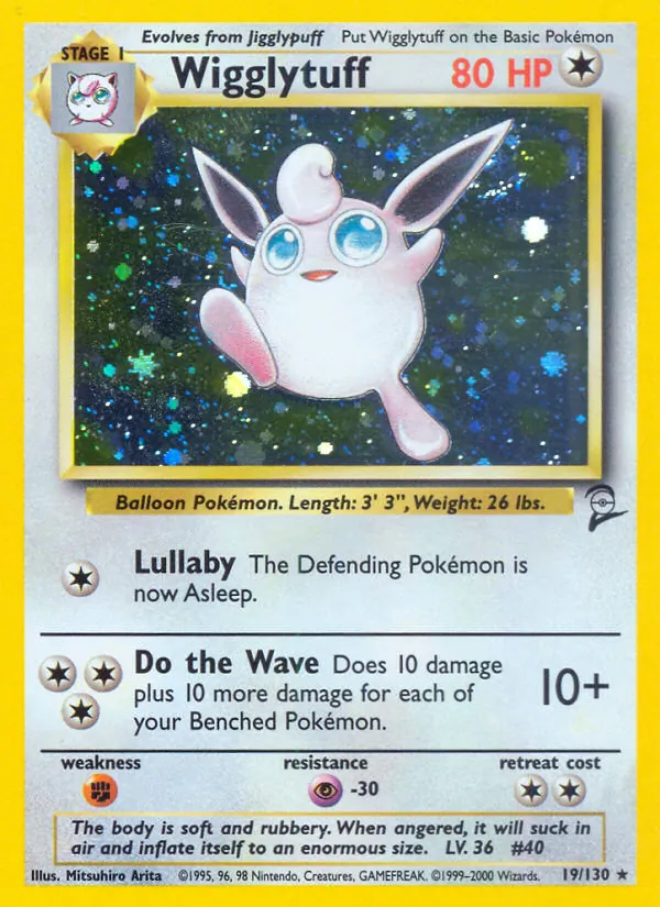 19 Wigglytuff – Base Set 2