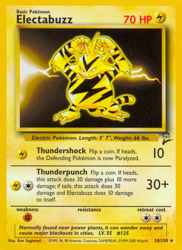 24 Electabuzz – Base Set 2