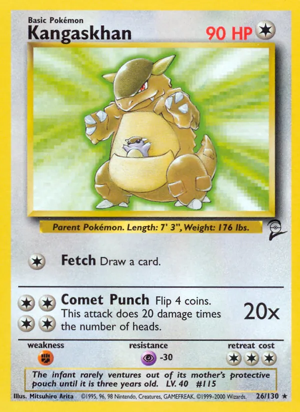 26 Kangaskhan – Base Set 2