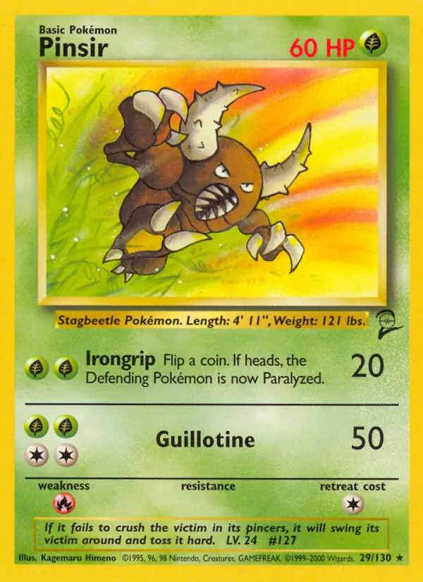 29 Pinsir – Base Set 2