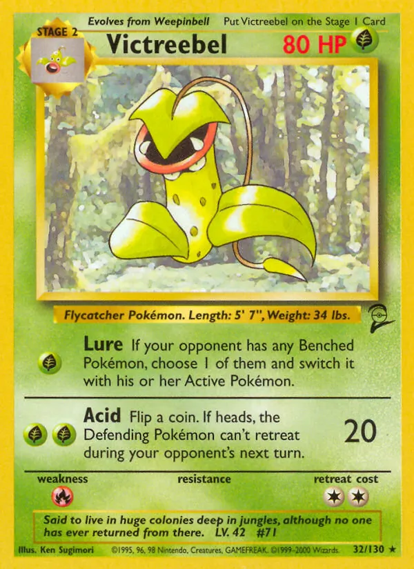 32 Victreebel – Base Set 2