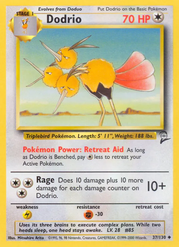 37 Dodrio – Base Set 2