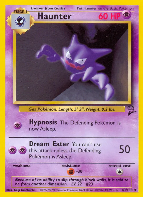 43 Haunter – Base Set 2