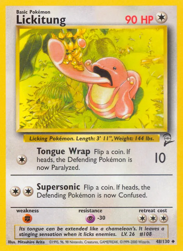48 Lickitung – Base Set 2