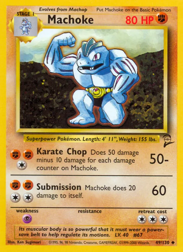 49 Machoke – Base Set 2