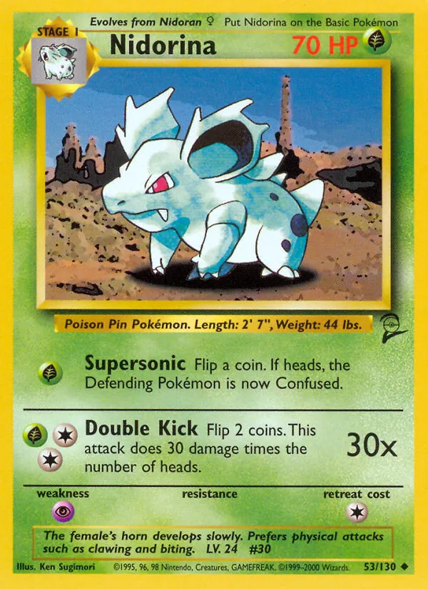 53 Nidorina – Base Set 2
