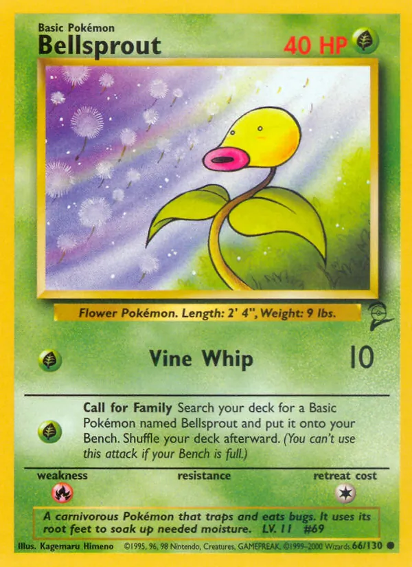 66 Bellsprout – Base Set 2
