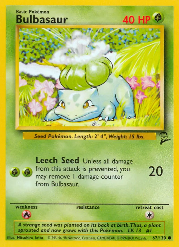 67 Bulbasaur – Base Set 2