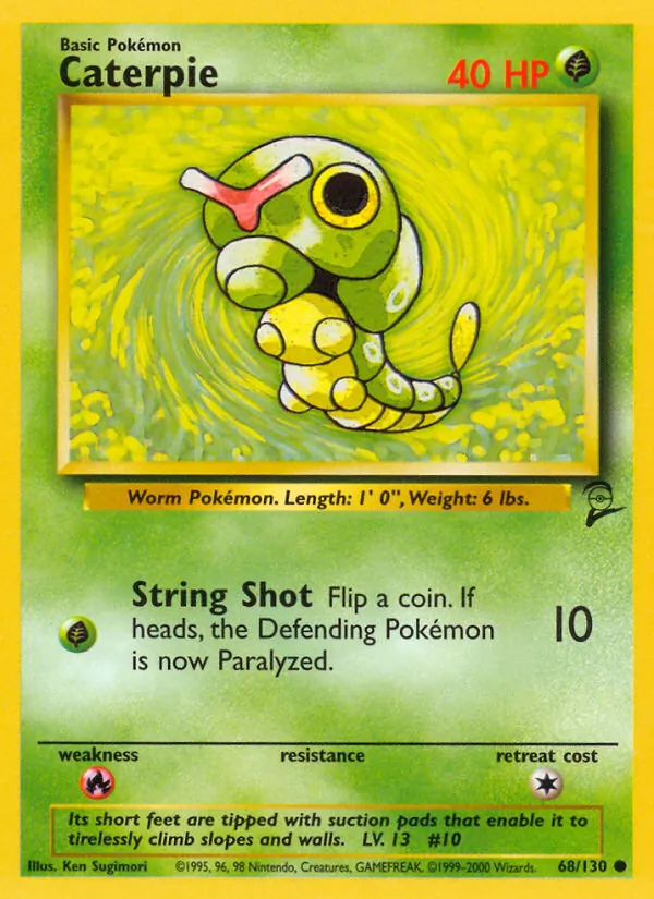 68 Caterpie – Base Set 2