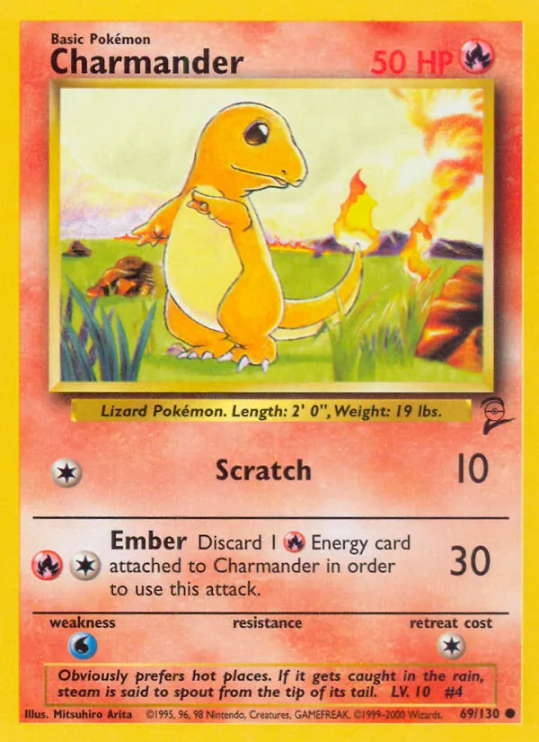 69 Charmander – Base Set 2
