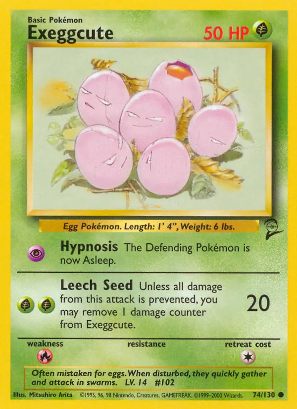 74 Exeggcute – Base Set 2